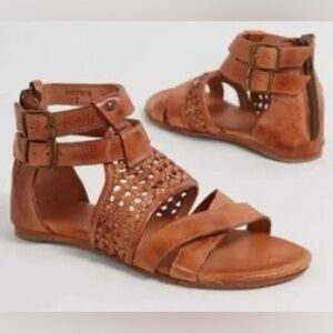 Bed Stu Capriana Brown Strappy Sandals